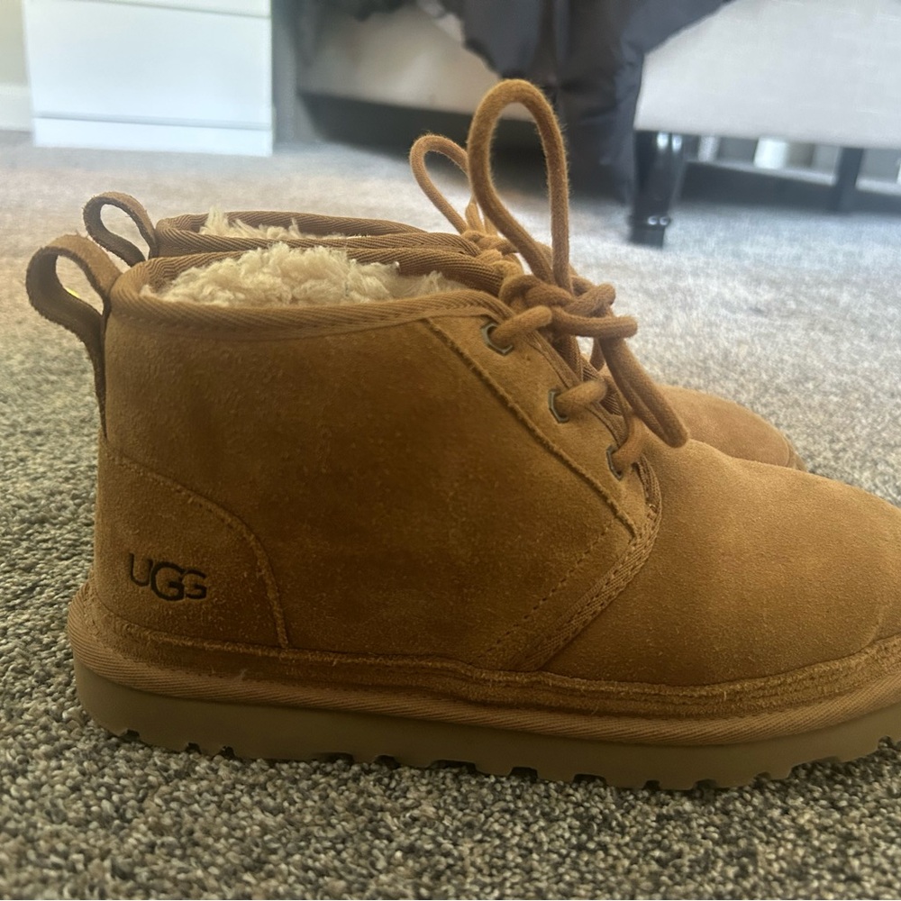 UGG Chestnut Suede Ankle Boots